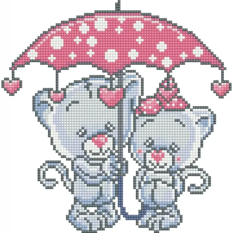 Diamond Dotz Its raining love komplekts — Diamond Dotz Photo 2