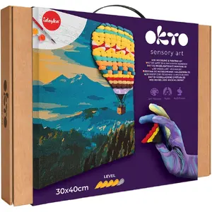 Krāsošanas un 3D modelēšanas komplekts MIDEX — komplekts “Gaisa balons” krāsošanai un modelēšanai