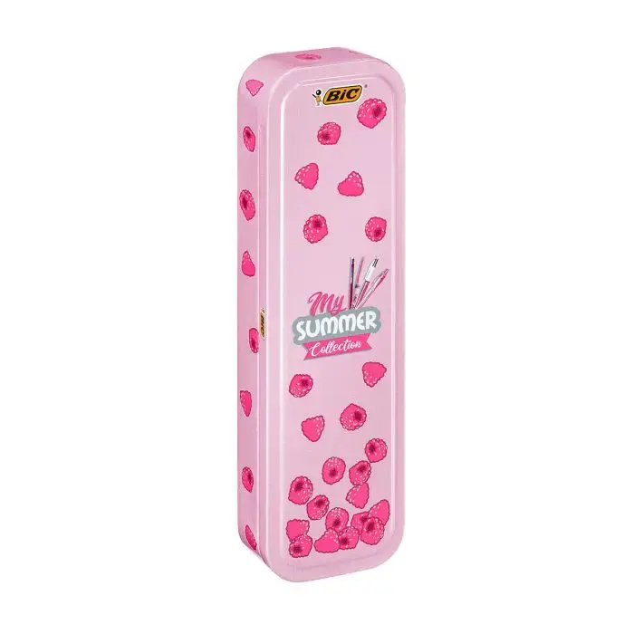 BIC Summer Pink Box кнопочные шариковые — 5 шт. Photo 2