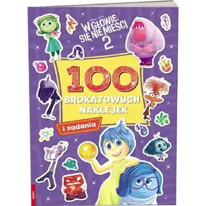 Детская книжка с наклейками Ameet Książeczka W Głowie Się Nie Mieści 2 — 100 блестящих наклеек NB-9105