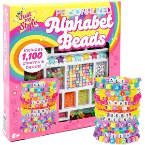 Набор бусин Usorteret Just My Style Abc Beads — набор буквенных и декоративных бусин
