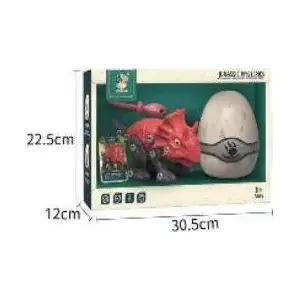 LEANToys Набор Triceratops DIY с яйцом и отвёрткой – модель 10411-uniw
