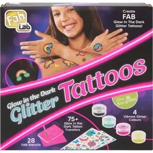 Glow Tattoos by Storey Publishing LLC — FabLab glitter tattoos that glow in the dark