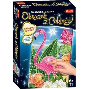 Sequin Picture by RANOK — Flaming (Ranok Obrazek z Cekinów. Flaming) craft kit