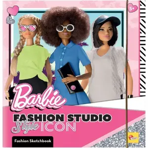 Sketch Book Style Icon Fashion Studio art kit by Lisciani – Barbie themed creative sketchbook set