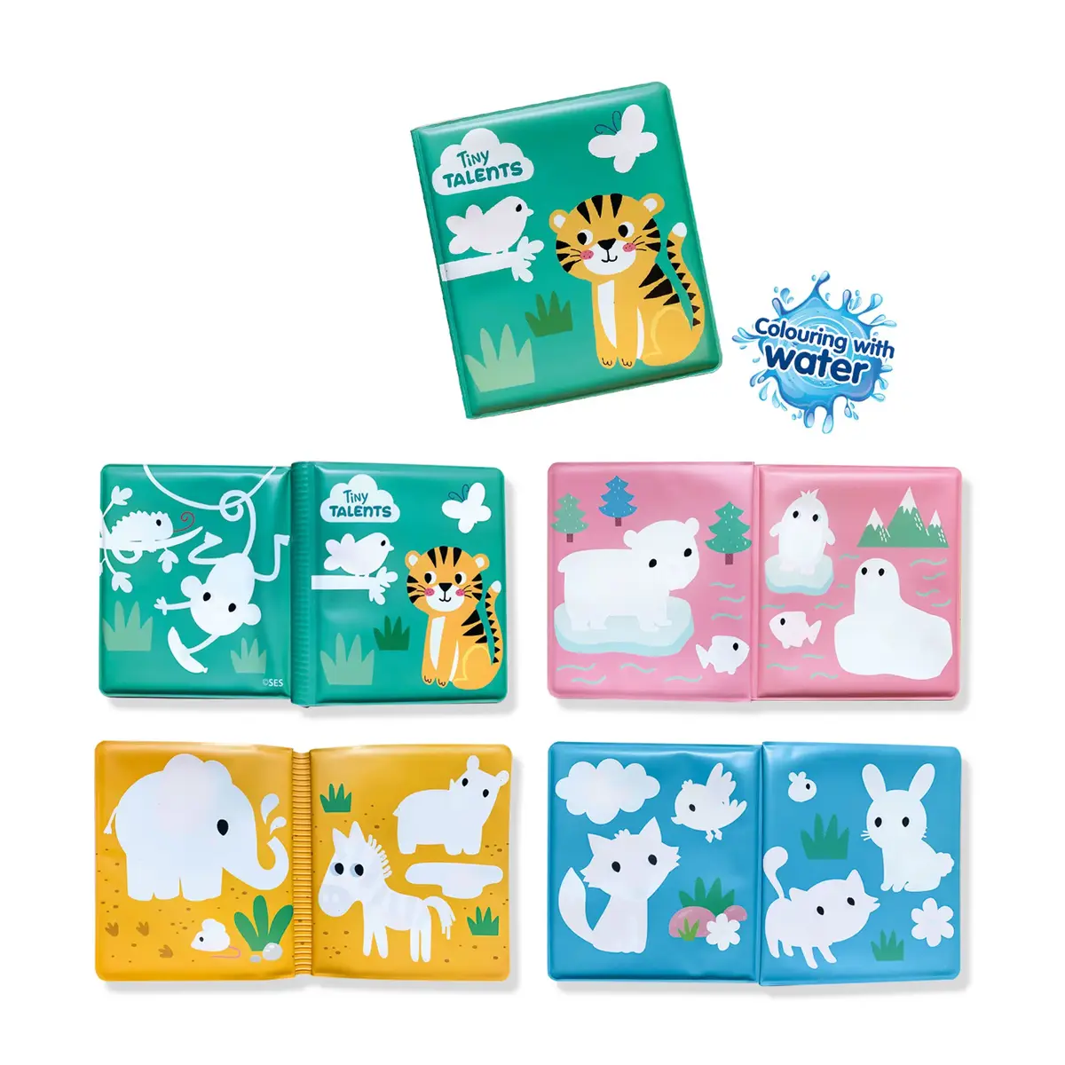 SES Tiny Talents bath colouring book Photo 2