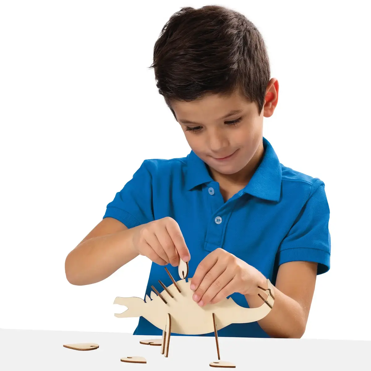 SES Wooden dino glow in the dark craft kit Photo 4
