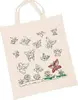 Сумочка Goki Cotton bag Butterflies белая Photo 2
