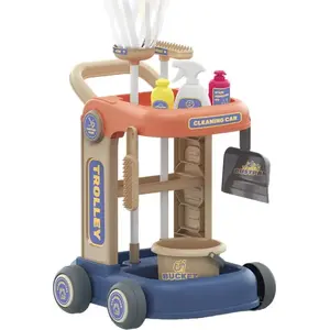 Cleaning trolley set 35 pieces, No name HN158404 — multi-piece janitorial kit