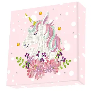 Diamond Dotz Diamond Painting Kit Dreamy Unicorn — 220×220 mm, 1508 beads, Beginner