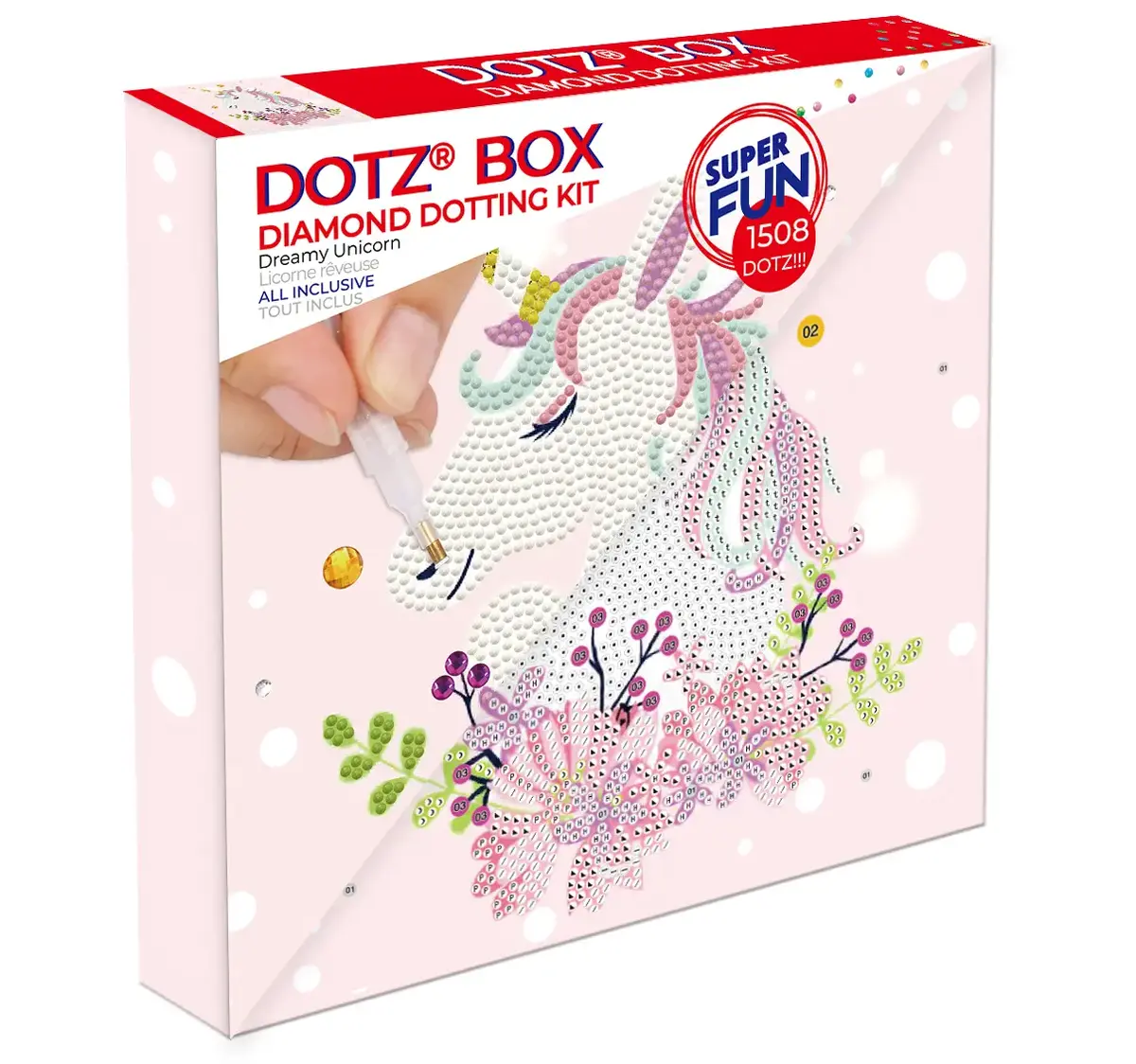 Diamond Dotz Dreamy Unicorn — Diamond Painting komplekts Photo 2