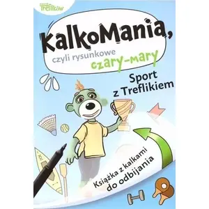 Книга наклеек Djeco Kalkomania. Sport с Трефликом — переводные декали для детей