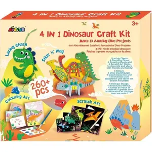 AVENIR Dino Makers 4-in-1 Kit — children’s dinosaur activity set