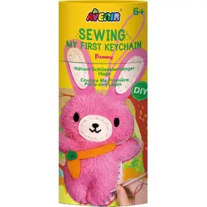 Keychain Sewing Kit MG — Rabbit Felt Key Fob Craft Set