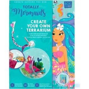 Radošais komplekts Box Candiy Terrarium 'Syrenka' — DIY mini terārijs