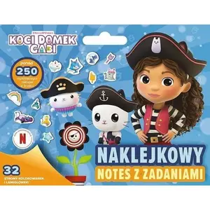 Нотатник с наклейками TREFL Koci Domek Gabi — блокнот с заданиями и наклейками (MPN 9788368084412)