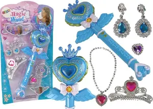 Interactive Magic Wand Projector LEANToys 12736 — blue accessory for role-play and light projection