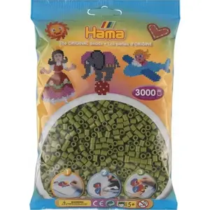 Bead set REVELL Hama midi 3000 pcs olive — crafting beads for pegboards