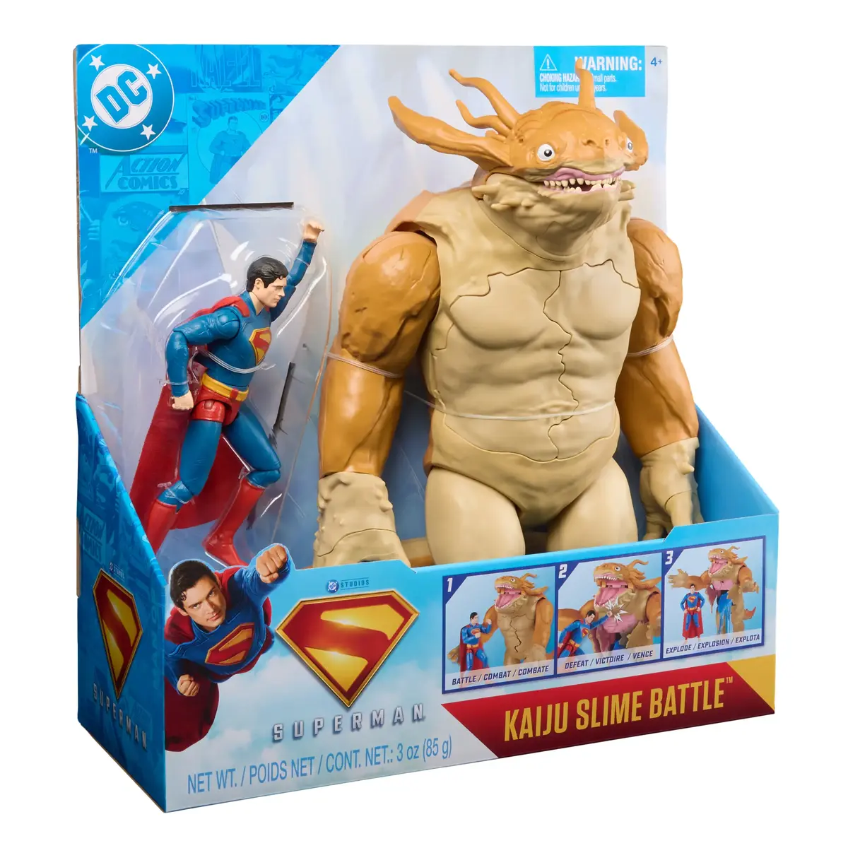 Superman Action Figure Playset – Superman Vs. Kaiju Slime Battle Photo 6