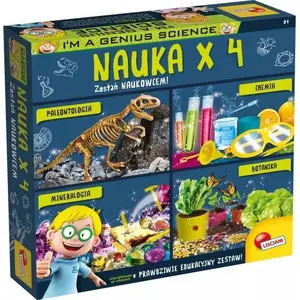 Набор для научных экспериментов Lisciani I'M A Genius Nauka x 4 — детский развивающий комплект