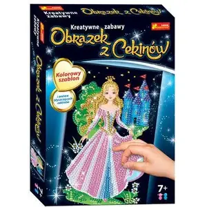 RANOK Ranok Cekinowy obrazek. Królewna - decorative sequin picture craft kit, model 15160265