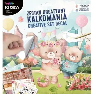 Derform ZEST KREAT KALKOMANIA E KIDEA PUD — craft decal sheet set by Derform