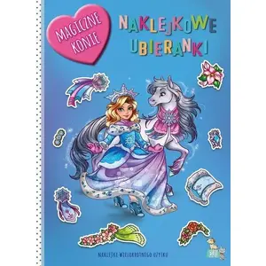 Sticker dressing book MD Creative — Naklejkowe ubieranki. Magiczne konie (children's activity book)