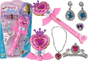 Interactive Magic Wand Projector LEANToys 12735 — Pink children's role-play accessory