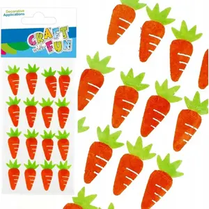Craft with Fun felt decorative matches set 16 pcs CFSW30 - assorted colors
