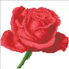 Diamond Dotz Rose Bud with Frame dimanta izšuvuma komplekts Photo 2