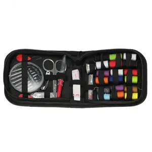 Sewing Kit mega creative HK-024 — 73 pieces in 13×13×3 cm metal case