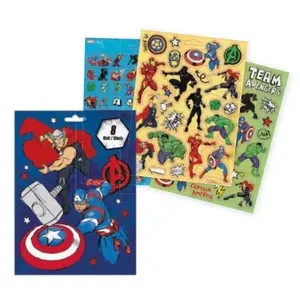 Bērnu uzlīmes Undercover AVHA0064 — Avengers tēma, daudzkrāsainas, viegli pielīmējamas