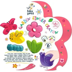 Finger crayons AVENIR — model 'Kredki na palce - Ogród' (finger paints set)