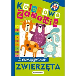 Activity Book MAC — Kolorowe zadania do rozwiązywania. Zwierzęta (children's puzzle and coloring exercises)