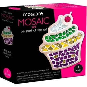 Creative Mosaic Set 'Mozaika - Tort' by roter kafer, craft kit for mosaic cake design