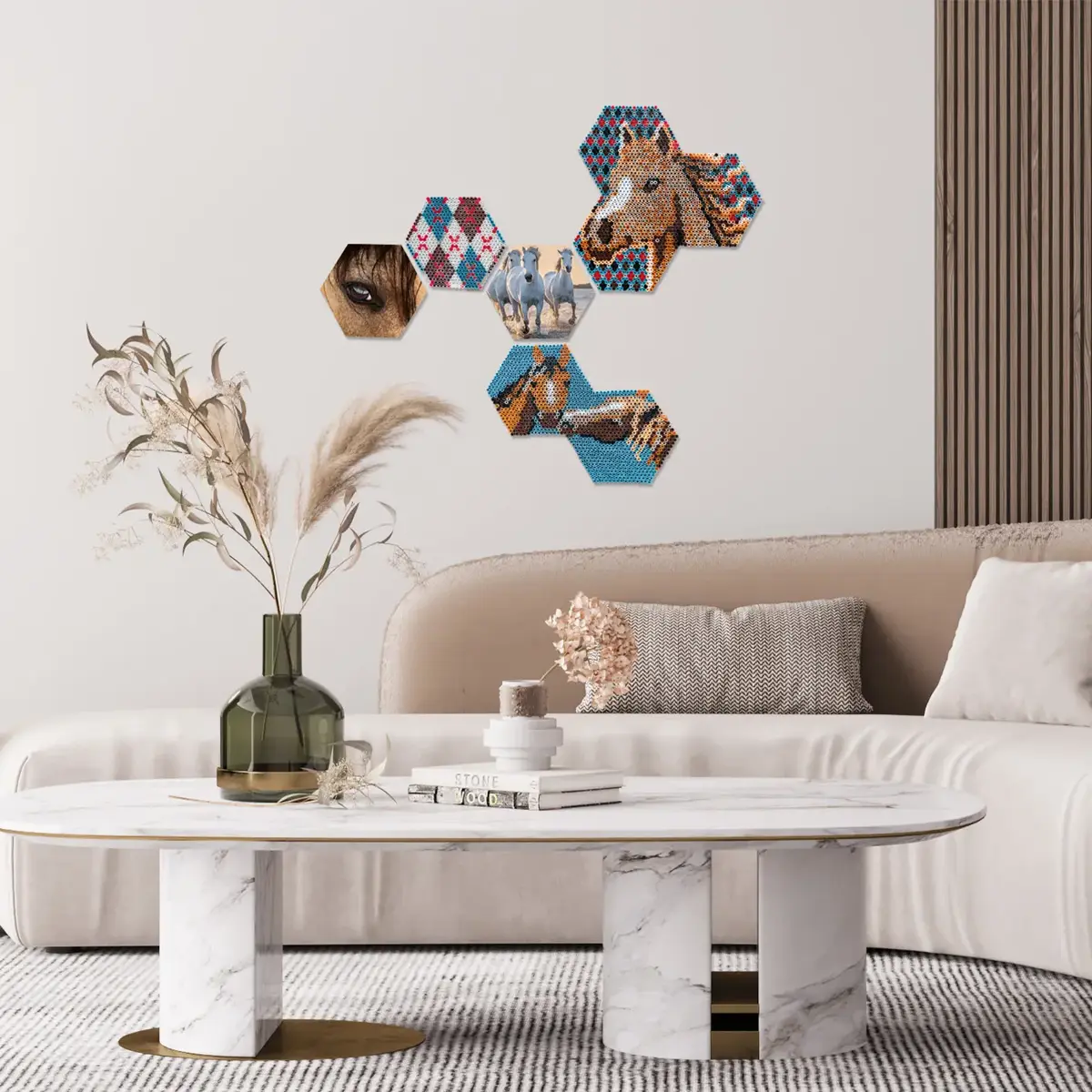 SES Beedz Art Hex Tiles Horses — набор 5000 бусин Photo 2