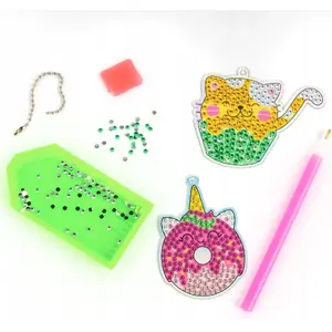 Derform ZEST KREAT ZAWIESZKA DIAMENT SWEET craft kit – hanging diamond decoration for children