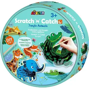 Puzzle set AVENIR Avenir Wydrapywanki - Zwierzęta z dżungli craft activity kit