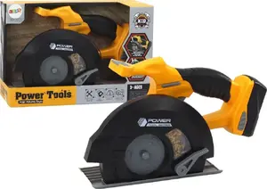 Toy Circular Saw No name model 17646 — yellow, sound effects, handheld pretend tool