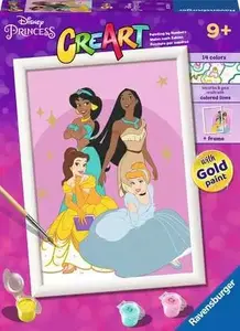 Детский набор для лепки и раскрашивания Ravensburger CreArt MNZ Disney Princesses, 9+, разноцветный
