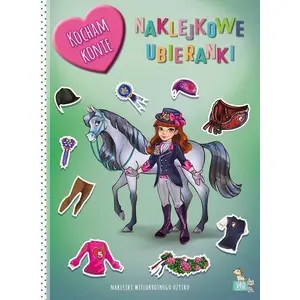 Sticker dress-up book MD Creative — Naklejkowe ubieranki. Kocham konie (children’s sticker activity)