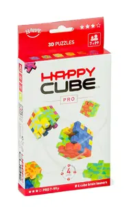 3D puzzle Smart Happy Cube 6 Colour Pack Pro — 6 coloured cubes, ages 7+