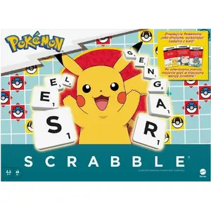 Настольная игра MATTEL Scrabble Покемон — версия словесной игры от MATTEL