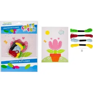 Craft with Fun Lieldienu radošais komplekts Zieds NABIL3 — komplekts Lieldienu dekorācijām