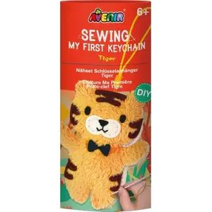 Keychain Sewing Kit MG — 'Tiger' key fob craft set (CH221637)
