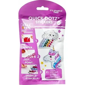 Diamond Dotz Big Dotz Pack 6 – Diamond painting embellishment kit, assorted large faceted resin dots