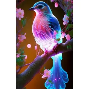 Диамантовая мозаика Norimpex Ptak magiczny 30x40 см Photo 1