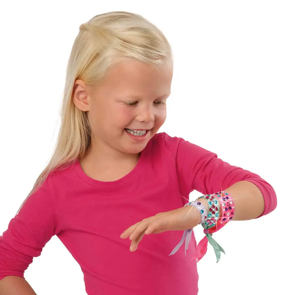 Children's bracelet kit SES Creative Diamond bracelets Photo 5