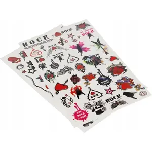 Temporary Tattoo Sheets Mega Creative TATUAZ DZIEWCZYNKI 15x25 cm pack - mixed designs, dispenser box