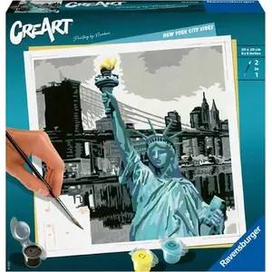 Пазл Ravensburger CreArt New York City Vibes — 500 элементов, художественная иллюстрация города